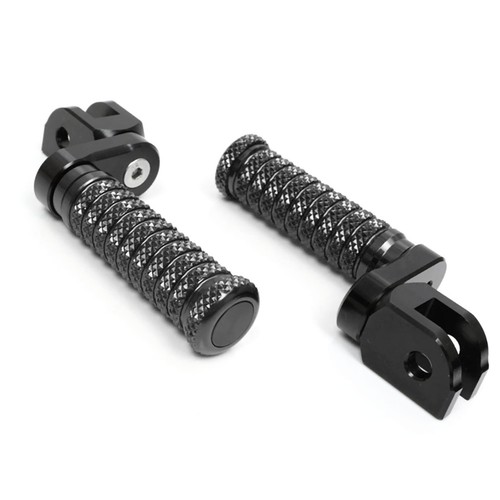 Black POLE 1 inch Riser Front Foot Pegs For Aprilia Shiver 900 17 18 | eBay