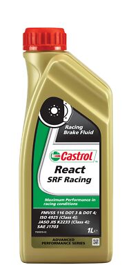Castrol SRF Racing Brake Fluid 1L High Boiling Point Superior Performance
