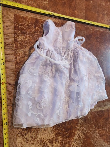 Toddler Girls Special Occasion Wedding Flower Girl Dress Lilac 4T George #S18 - Picture 3 of 3