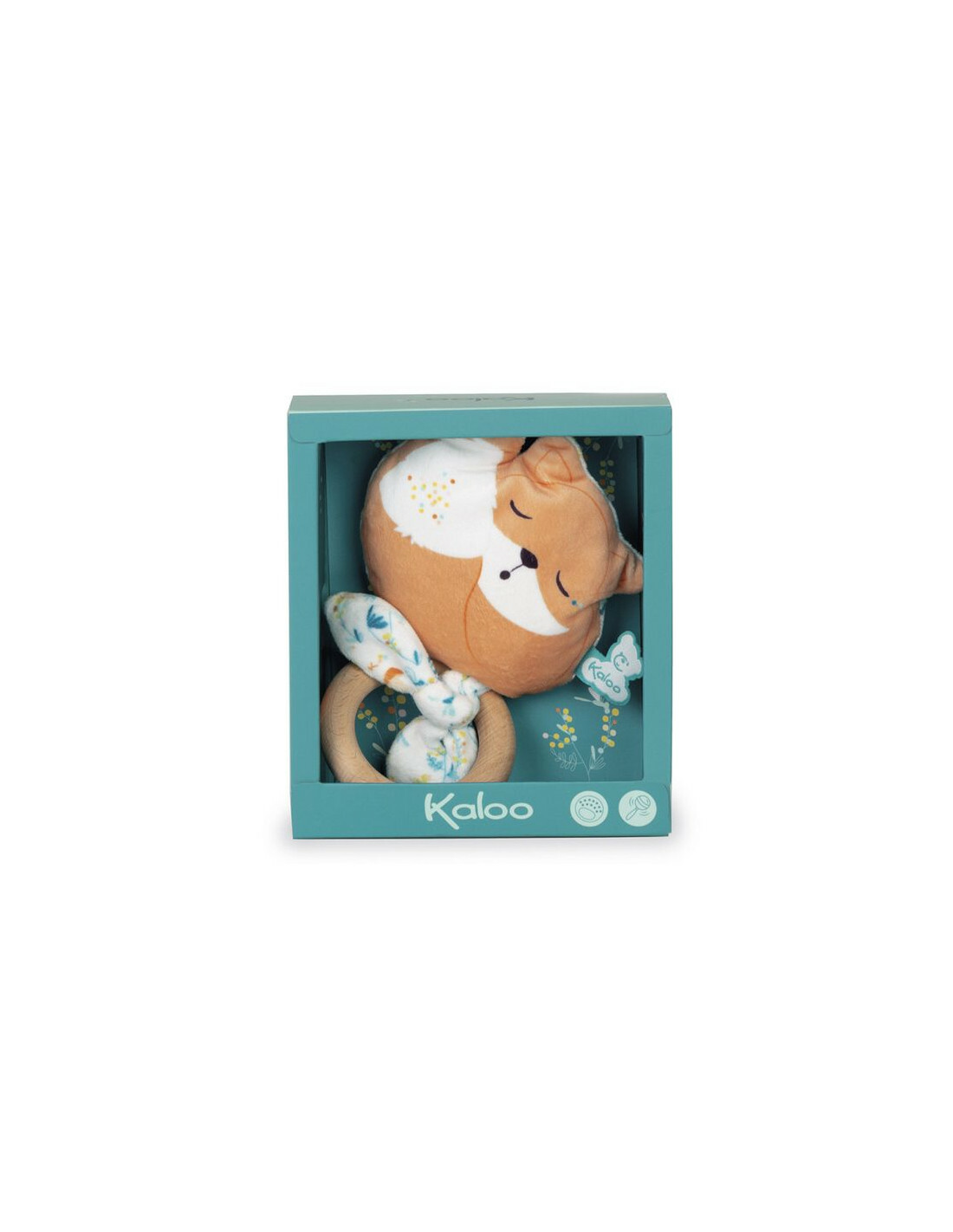 KALOO FRIPONS - LEONARD THE FOX TEEHTING RING - GIFT BOXED