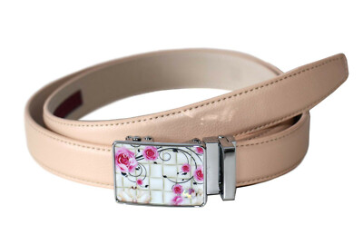 Anthoni Crown Belt Damen Gürtel Ledergürtel Größe 100