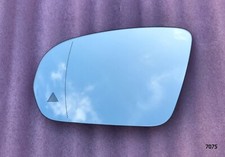 MERCEDES C W205 S W222 E W213 LEFT passenger HEATED MIRROR GLASS BLIND SPOT /RHD