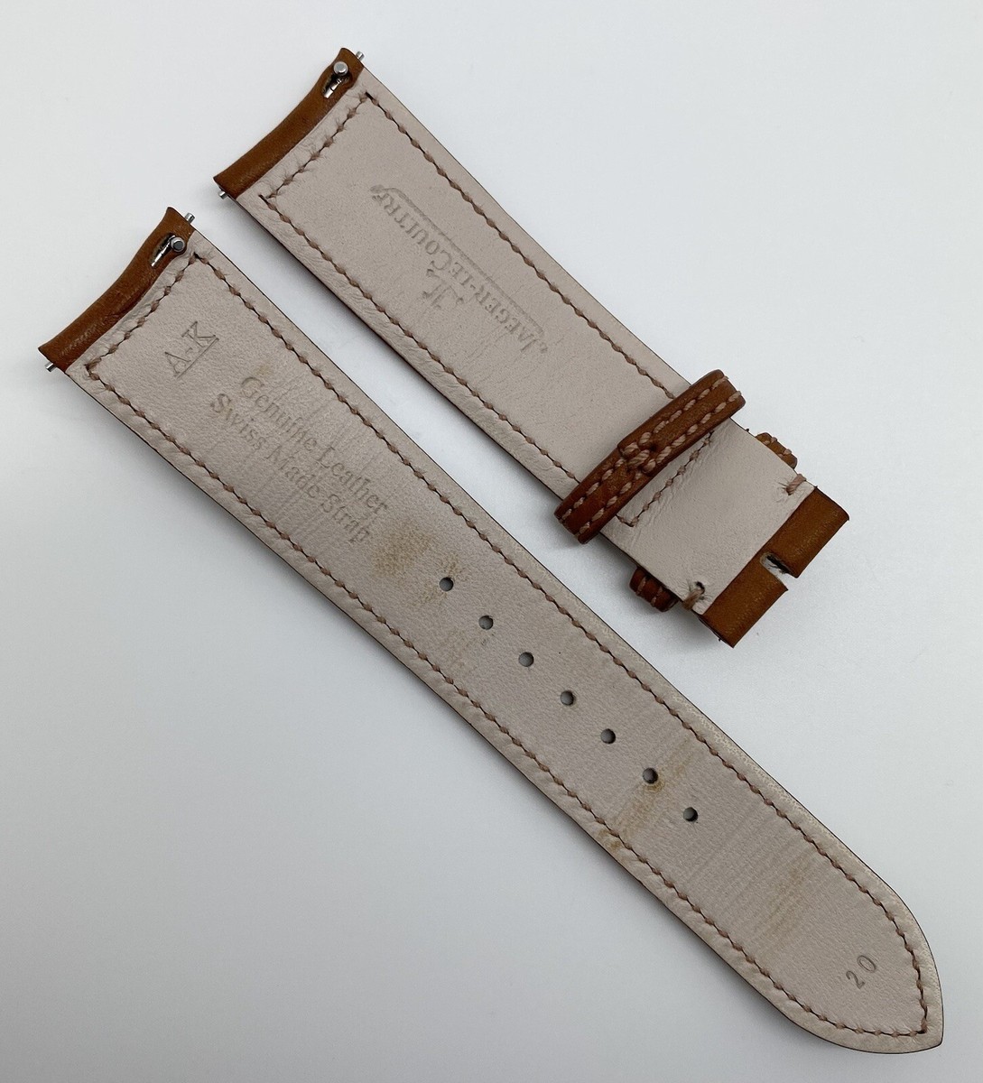 Jaeger-LeCoultre QC2116ZH ブラウン純正革ベルト21MM Jaeger-LeCoultre QC2116ZH ブラウン純正革ベルト21MM