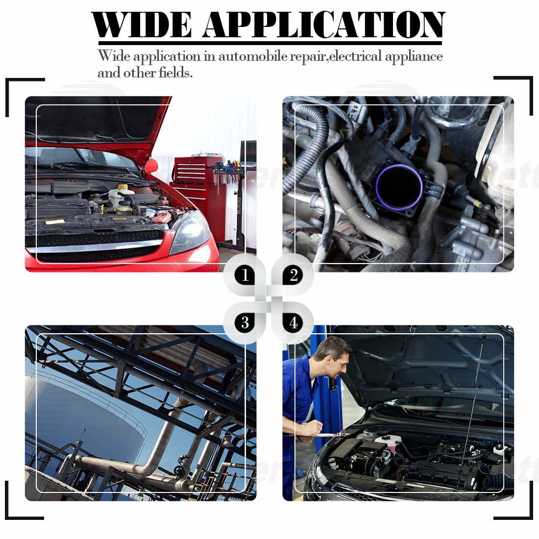 270x Rubber Seal O-Ring Washer Assortment Kit For Hydraulics Air Gas Oil Purple