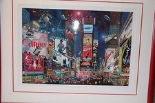 Alexander Chen Times Square Signed Seriolithograph AP 165/250 — listing 3