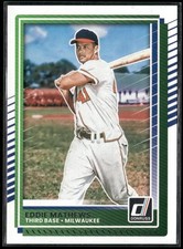 Eddie Mathews 2025 Donruss #67 Milwaukee Braves