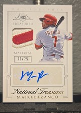 2015 Panini National Treasures - Treasured Signatures Maikel Franco #20/25 RPA