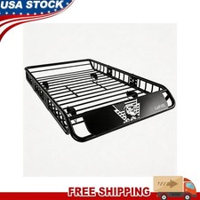64x39 Roof Rack Basket Rooftop Cargo Carrier Car Top Luggage Holder Universal