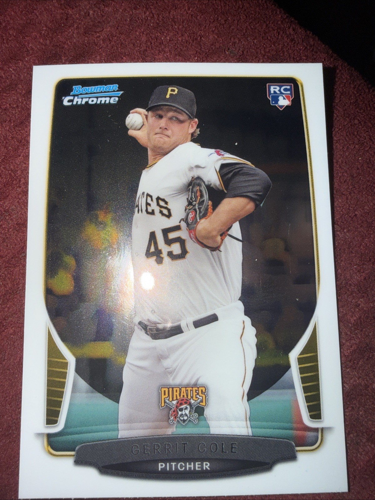 2013 Bowman Draft Picks & Prospects - Chrome Gerrit Cole #6 (RC)