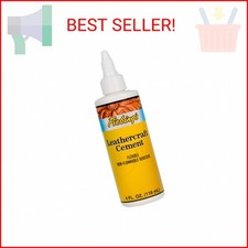 Fiebing's Leathercraft Cement - Leather Glue 4oz - Quick Drying, High Strength