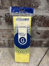Cellulose Spongemop Refill TYPE G Yellow Long Lasting Sponge Mop Made in USA NIP