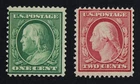 CKStamps: US Stamps Collection Scott#331 332 1c 2c Mint NH OG