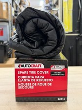 Autocraft Spare Tire Cover Ac518 Fits 30-32 Tires Black Ships Free