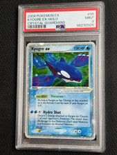 PSA 9 Kyogre ex 95/100 EX Crystal Guardians Holo Tail Swirl🌀 Pokemon Vintage