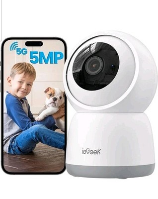 ieGeek 5MP Indoor Camera, 5G/2.4G WiFi Cameras for Home Security with Phone App