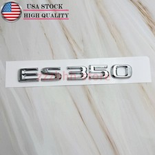Us Chrome For Es350 Es 350 Letter Car Rear Trunk Emblem Badge Replace Sticker