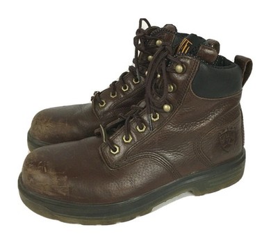 Ariat Terrain ATS Leather Steel Toe Work Boot Mens 8D Slip Resistant Style 36286
