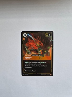 Riftbound: League of Legends Unleashed - Nidalee - Cat Form #114 - FOIL