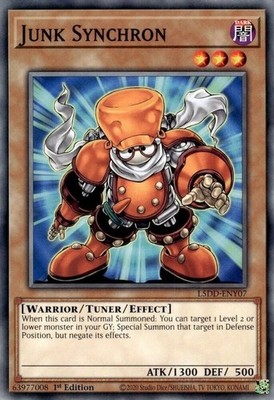 Yugioh - Junk Synchron - L5DD-ENY07 - Common - 1ST EDITION  - NM/M