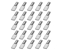25Pcs Flache LöFfelart RegalträGer StüTzen RegalbodenträGer Schrank StüTzen Edel