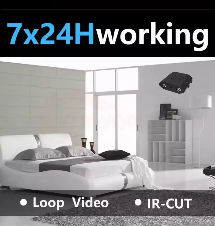 Micro telecamera infrarossi portatile mini cam microcamera camera notturna - Immagine 4 di 4