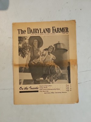 The Dairyland Farmer Newspaper.  August 1947 Wisconsin