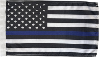 JLP Decorative Premium Flags 5X3 Ft Outdoor ATV Truck Sports USA Blue Thin Line