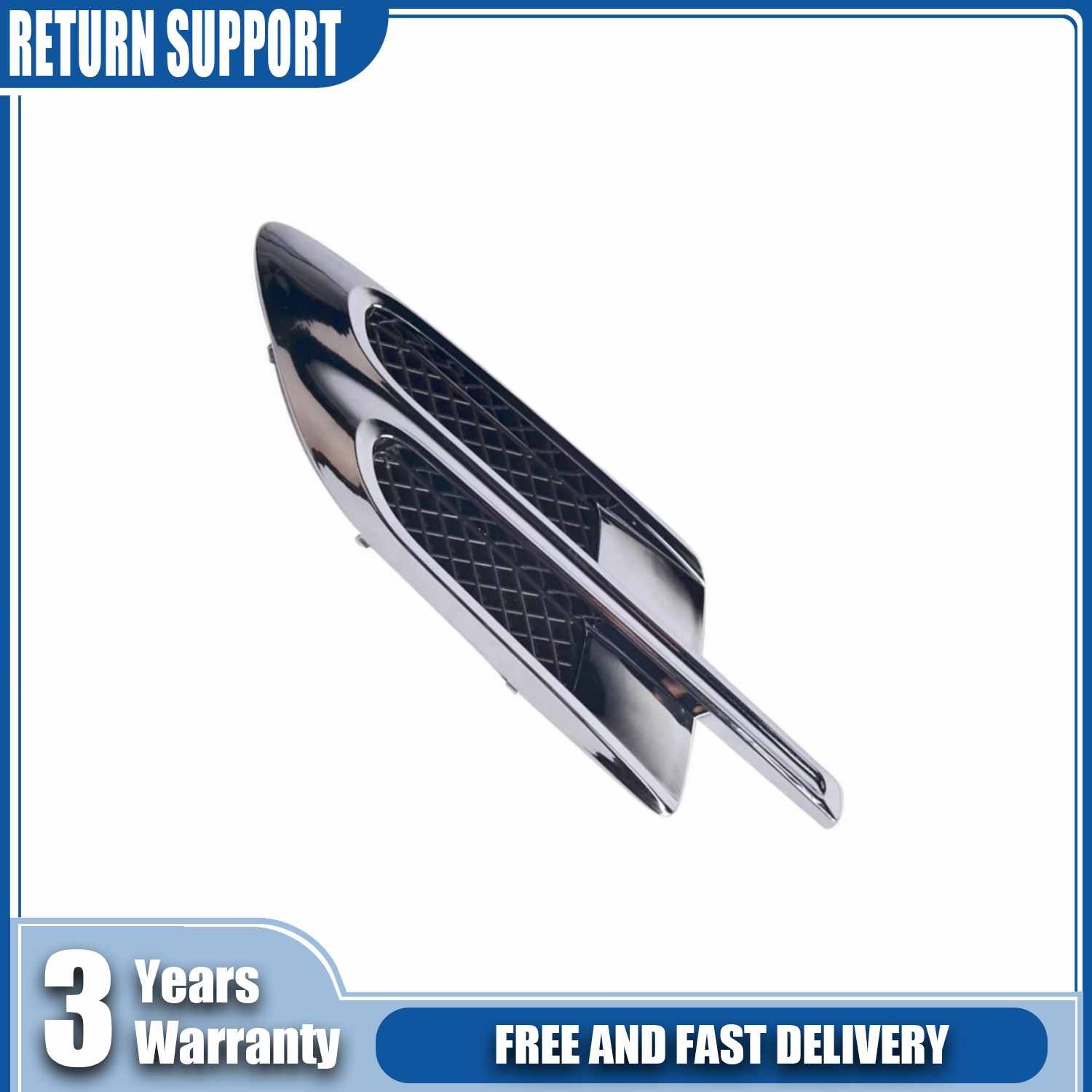 Best Front Left Chrome Side Fender 36A821273D fit Bentley Bentayga 2016-2020