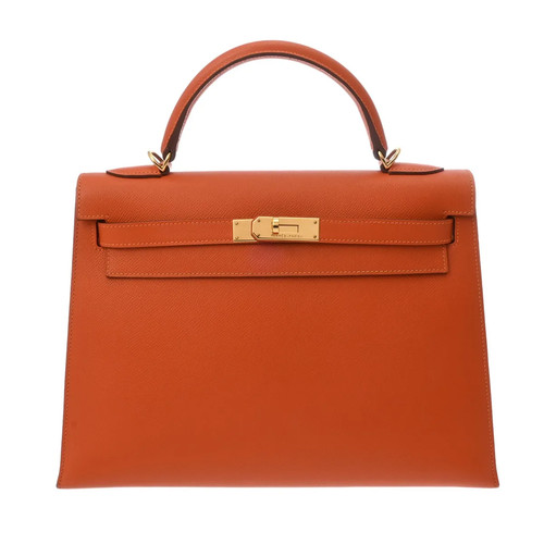Hermes Kelly Handbag Epsom Leather Gold #WB3668