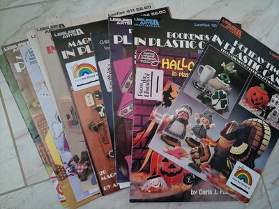 11 Plastic Canvas Design Booklets - Choose Your leaflet and Create!