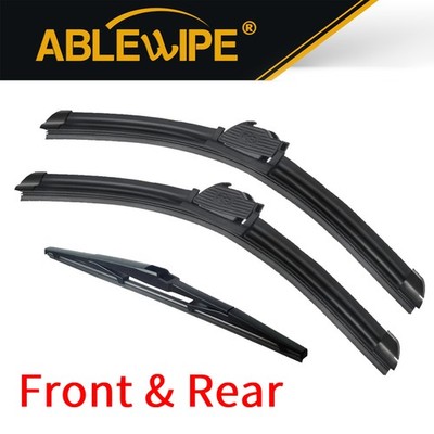 Windshield Wiper Blades 3pcs Front 24'' 18'' Beam Rear 14'' Fit For Mazda CX-5 CX5