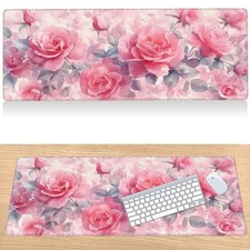 31.5  x11.8  Large Gaming Mouse Pad for Desk, Mouse Mat with Seamed Edges, Wate...