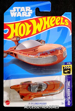 2023 Hot Wheels X-34 Landspeeder 7/10 HW SCREEN TIME (HKG76) Matte Brown