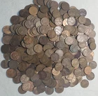 (3) full rolls (150) Circulated lot of mixed Lincoln Wheat "1920 to 1929" Cents