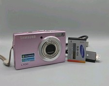 Samsung PL100 Digital Camera And Charging Lead, Pink, Please Read.