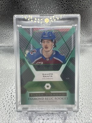 2021 Black Diamond Relic Rookie Gems Single Ruby 8/10 Sampo Ranta #BDR-SR