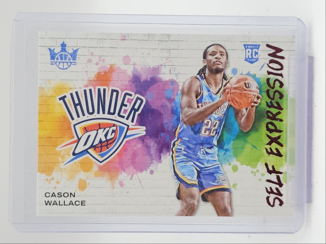 CASON WALLACE 2023-24 COURT KINGS ROOKIE SELF EXPRESSION RUBY RC /149 Q5480