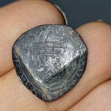 James VI Silver Hammered Quarter Thistle Merk