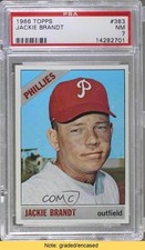 1966 Topps Jackie Brandt #383 PSA 7 READ 2d2