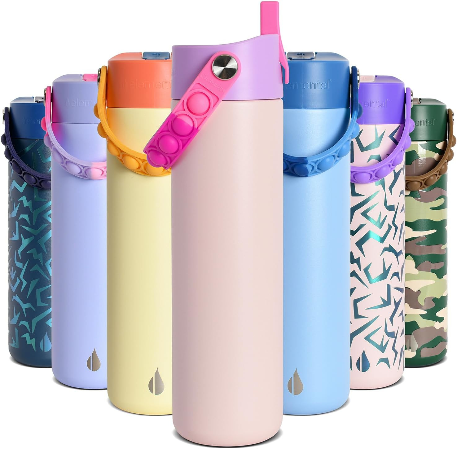 For Teen Boys & Girls, Stainless Steel Water Bottle With