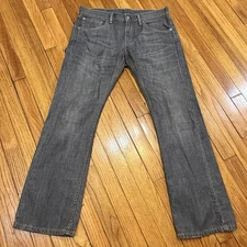 Levi's 527 Gray Denim Jeans Men's 32x30 (Actual 34x31)