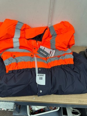 Portwest S485 Herren Hi Vis Winter Arbeit Overall Wasserdicht Polyster Overall Therm