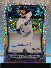 2026 Bowman Chrome Kade Anderson Speckle Refractor Auto /299 Seattle Mariners