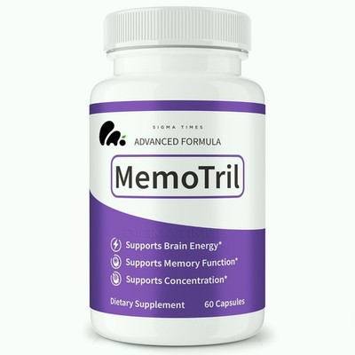 MemoTril Capsules, Advanced Brain Supplement for Sharp Memory 60ct