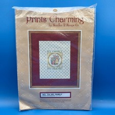 Needles 'N Hoops Prints Charming Counted Cross Stitch Kit 724 MY FAMILY NIP 