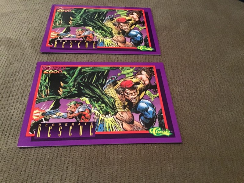 2x 1993 Classic Deathwatch 2000 Promo #PR1 Desperate Rescue