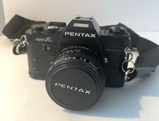Pentax Camera Super A Japan 35mm Works 50mm lens Light Meter Broken AS IS