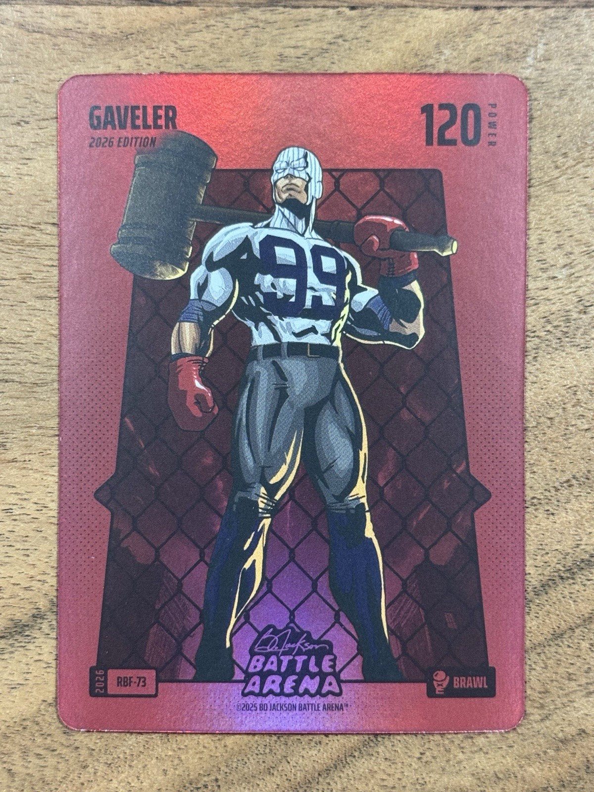 Gaveler Red Foil | 2026 Bo Jackson Battle Arena | Aaron Judge Brawl RBF-73