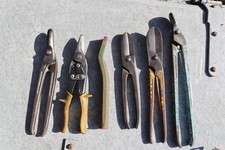 Collection X6 Vintage Lead Working Tools Cutters Chisel