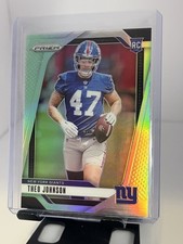 Panini Prizm 2024 Theo Johnson #390 New York Giants Rookie Prizm